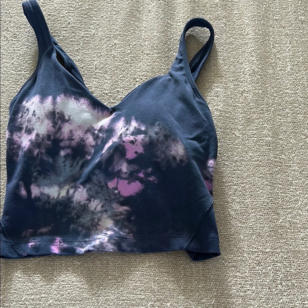 lululemon athletica Tie-Dye Tank Top - Navy and Purple